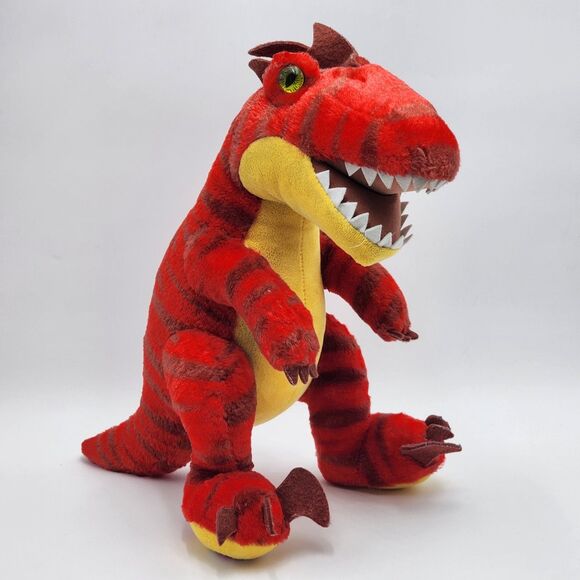 Build A Bear Red Raptor Dinosaur Plush Stuffed Animal BAB - Picture 2 of 8